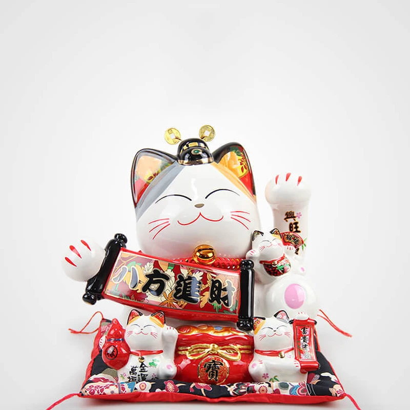 Креативный большой Lucky Cat Money Bank ремесло милый Монетный банк миниатюрные детские