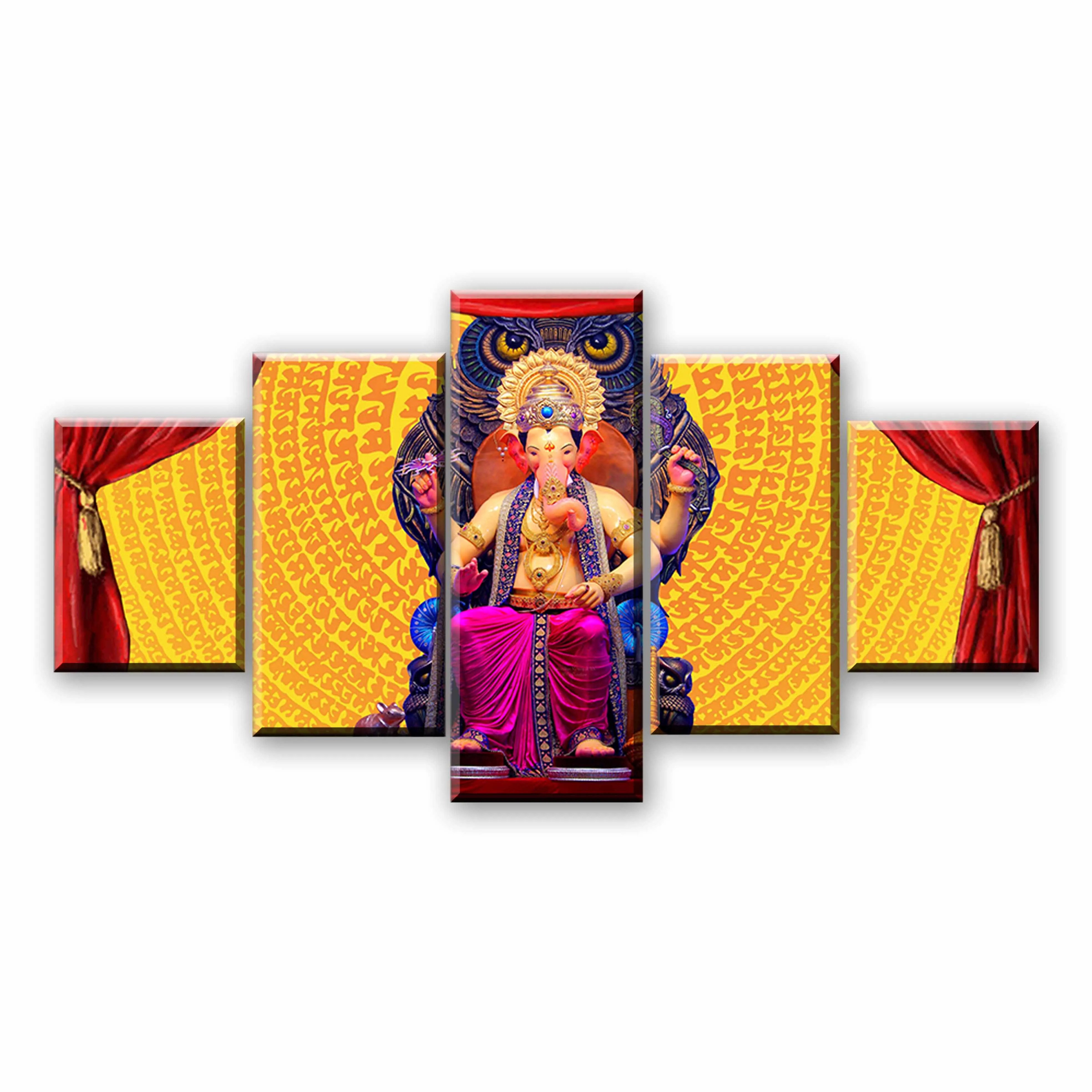 Canvas Painting Poster Wall Pictures 5 Panel Elephant God Wall Art Ganesha For Living Room Modern Home Decor Modular Pictures
Canvas Painting Poster Wall Pictures 5 Panel Elephant God Wall Art Ganesha For Living Room Modern Home Decor Modular Pictures