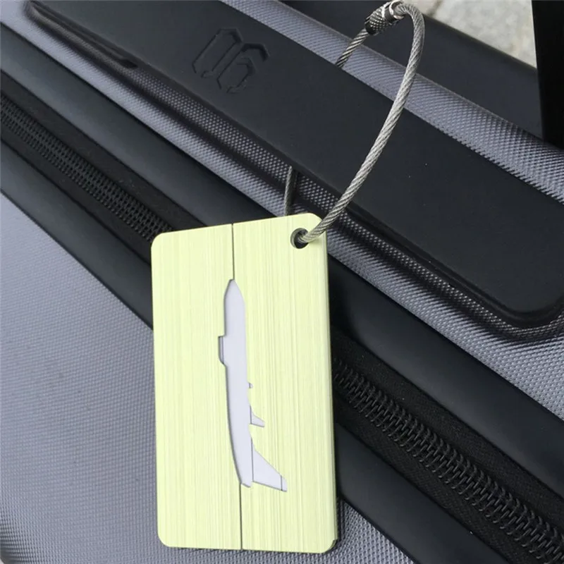 High Quality Aluminum Alloy Luggage Tag Practical Air Plane Travel Suitcase Name Address ID Label Address Holder
High Quality Aluminum Alloy Luggage Tag Practical Air Plane Travel Suitcase Name Address ID Label Address Holder