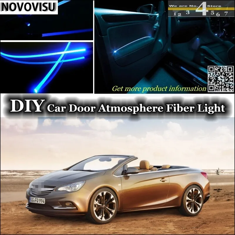 Фото NOVOVISU для Opel Cascada Cabrio Buick интерьерная атмосфера окружающего освещения