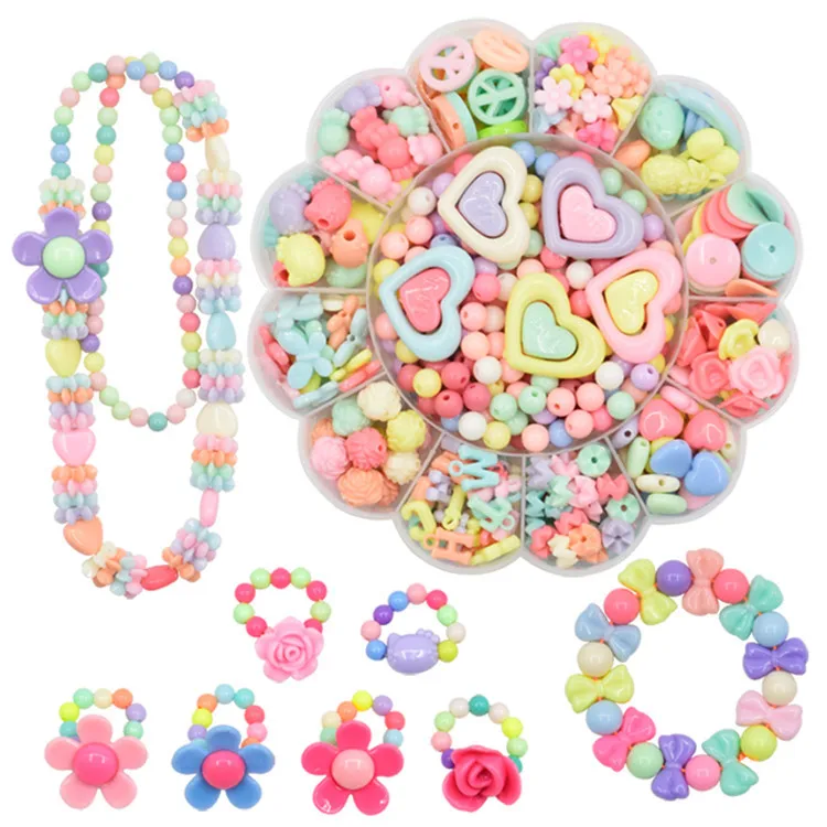 DIY Handmade Beaded Toy with Accessory Set Children Creative Girl Weaving Bracelet Jewelry Making Toys Educational Children Gift
DIY Handmade Beaded Toy with Accessory Set Children Creative Girl Weaving Bracelet Jewelry Making Toys Educational Children Gift