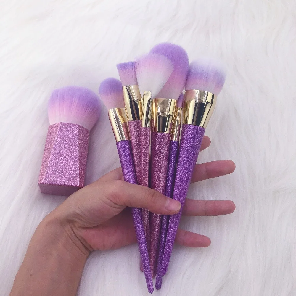 ANGNYA 7pcs/set Highlighter Makeup Brushes Matte Make Up Tools Purple Glitter EyeShadow Foundation Powder Brush Unicorn A134
ANGNYA 7pcs/set Highlighter Makeup Brushes Matte Make Up Tools Purple Glitter EyeShadow Foundation Powder Brush Unicorn A134
