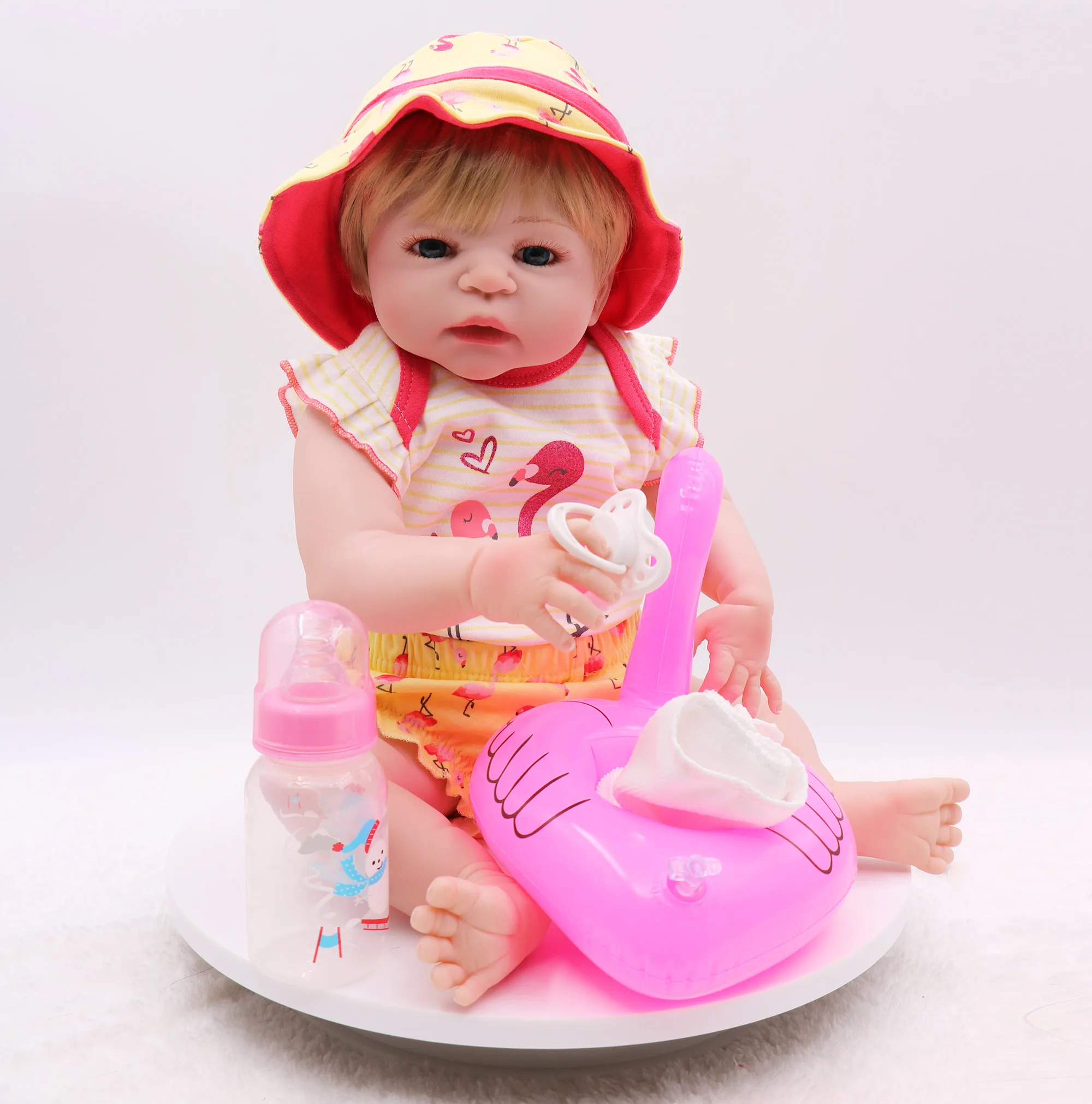 Новинка, 57 см, светлые волосы, bebe, куклы, reborn baby, игрушка для ванны, силиконовая, виниловая, Реалистичная кукла, девочка, игрушка, подарок на де...
Новинка, 57 см, светлые волосы, bebe, куклы, reborn baby, игрушка для ванны, силиконовая, виниловая, Реалистичная кукла, девочка, игрушка, подарок на де...
