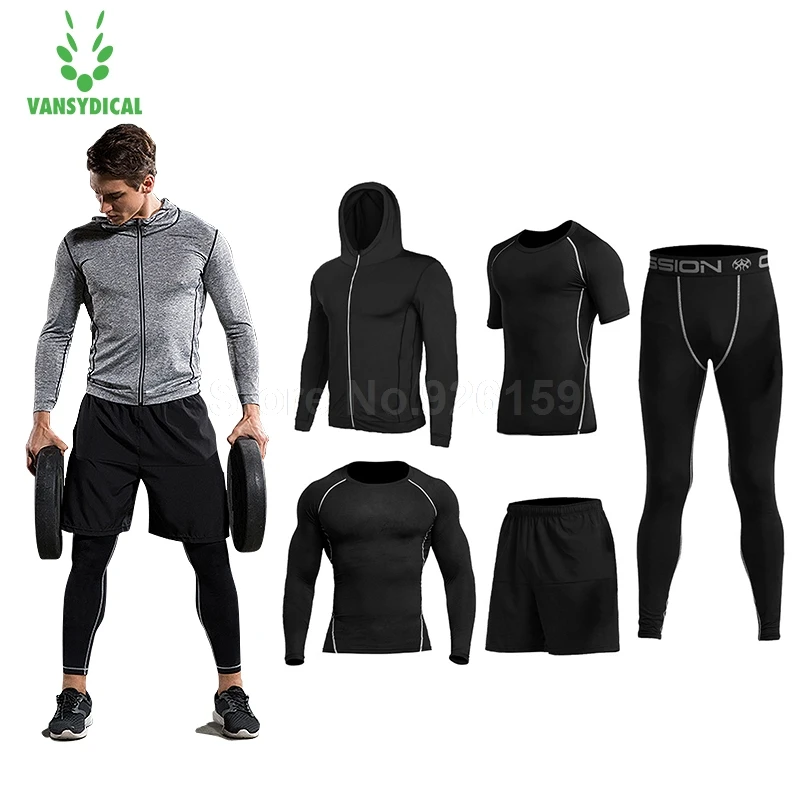 2018 Vansydical Running Suits Mens Sport Suit 5pcs Training Tracksuits Men Gym Clothing Workout Sports Suits Basketball Jersey
2018 Vansydical Running Suits Mens Sport Suit 5pcs Training Tracksuits Men Gym Clothing Workout Sports Suits Basketball Jersey