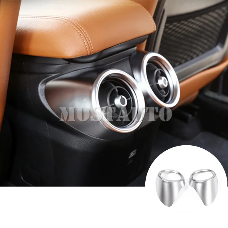 For Alfa Romeo Giulia Inner Console Rear Air Vent Outlet Trim Cover 2017-2021 2pcs Car Accessories Interior Car Decor Car Trim
For Alfa Romeo Giulia Inner Console Rear Air Vent Outlet Trim Cover 2017-2021 2pcs Car Accessories Interior Car Decor Car Trim