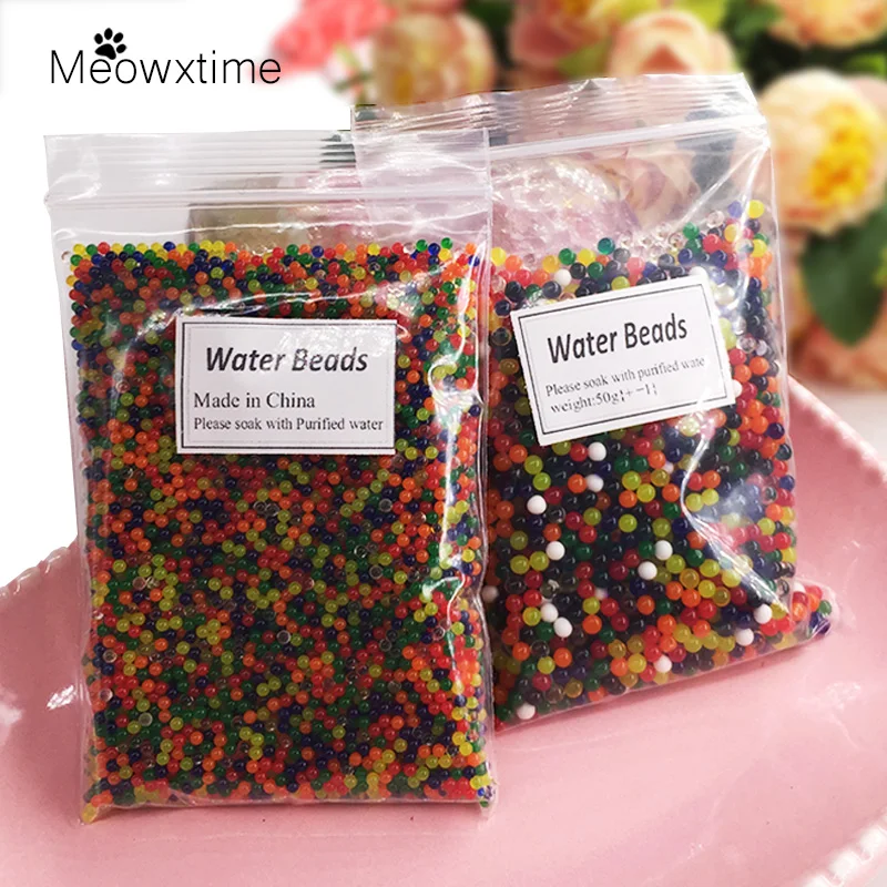 2 bags / groups Pearl Shape Crystal Soil Mud Hydrogel Gel Growing Glitter Orbiz Water Balls Water Beads Set Home Decor
2 bags / groups Pearl Shape Crystal Soil Mud Hydrogel Gel Growing Glitter Orbiz Water Balls Water Beads Set Home Decor