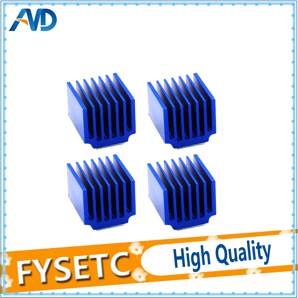 4pcs/lot 3D Printer Parts Stepper Motor Driver Heat Sinks Cooling Block Heatsink For TMC2100 LV8729 DRV8825 Drive Modules
4pcs/lot 3D Printer Parts Stepper Motor Driver Heat Sinks Cooling Block Heatsink For TMC2100 LV8729 DRV8825 Drive Modules