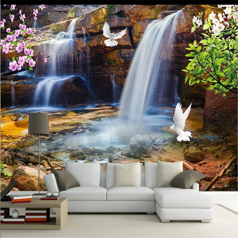beibehang Customize any size Wallpaper Mural Aesthetic Falls Water Fortune Natural Landscape TV Wall Decorative wall paper
beibehang Customize any size Wallpaper Mural Aesthetic Falls Water Fortune Natural Landscape TV Wall Decorative wall paper