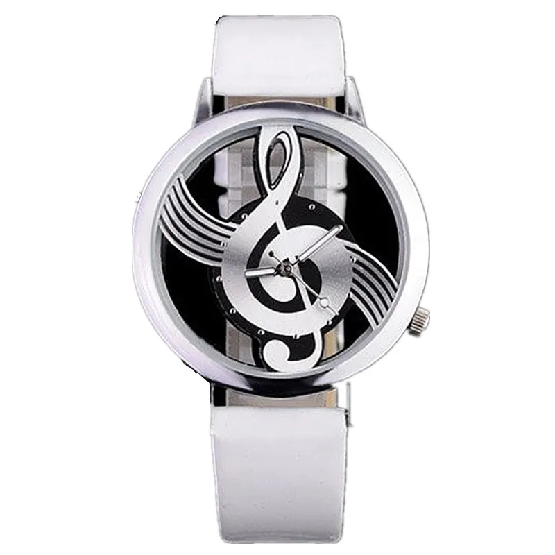 

Luxury Brand Men New Design Clock Stylish Bolun Dots Hour Marks Musical Quartz Wrist Watches Saat Relogio Masculino