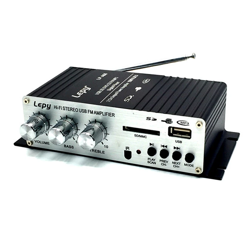 5Pcs/Lot Lepy LP - A68 multi-functional Household Motorcycle Portable Amplifiers FM SD USB MP3 USB Card Stereo Audio Car
5Pcs/Lot Lepy LP - A68 multi-functional Household Motorcycle Portable Amplifiers FM SD USB MP3 USB Card Stereo Audio Car