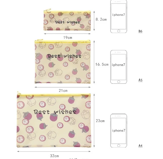 1 Pc new Cute Korean Style Fresh Fruit PVC School Filing Products Stationery Pencil-case Kawaii Bag Girls Folder For School gift
1 Pc new Cute Korean Style Fresh Fruit PVC School Filing Products Stationery Pencil-case Kawaii Bag Girls Folder For School gift