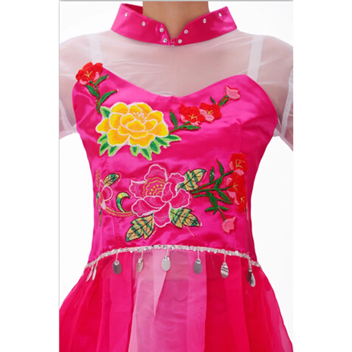 New Dancing Dress Chinese Folk Dancing Costume Women Yangko Dancing Dress Dancer Wear Chang'e Costume
New Dancing Dress Chinese Folk Dancing Costume Women Yangko Dancing Dress Dancer Wear Chang'e Costume