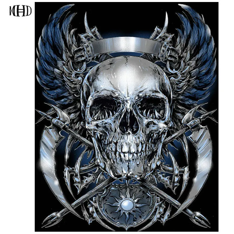 MHD Square/Round 3D DIY Diamond Cross Stitch Skull 5D Diamond Embroidery Resin Inlay Needlework Decoration
MHD Square/Round 3D DIY Diamond Cross Stitch Skull 5D Diamond Embroidery Resin Inlay Needlework Decoration