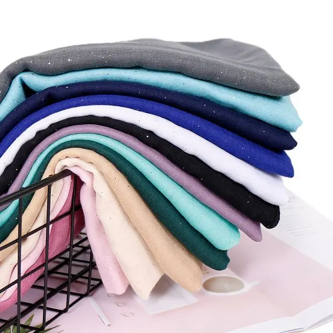 10pcs Plain Glitter Scarf Hijabs Viscose Cotton Islam Women Muslim Wrap Shawl Casual Long thin Head Scarf Arab Ethnic Headwear
10pcs Plain Glitter Scarf Hijabs Viscose Cotton Islam Women Muslim Wrap Shawl Casual Long thin Head Scarf Arab Ethnic Headwear
