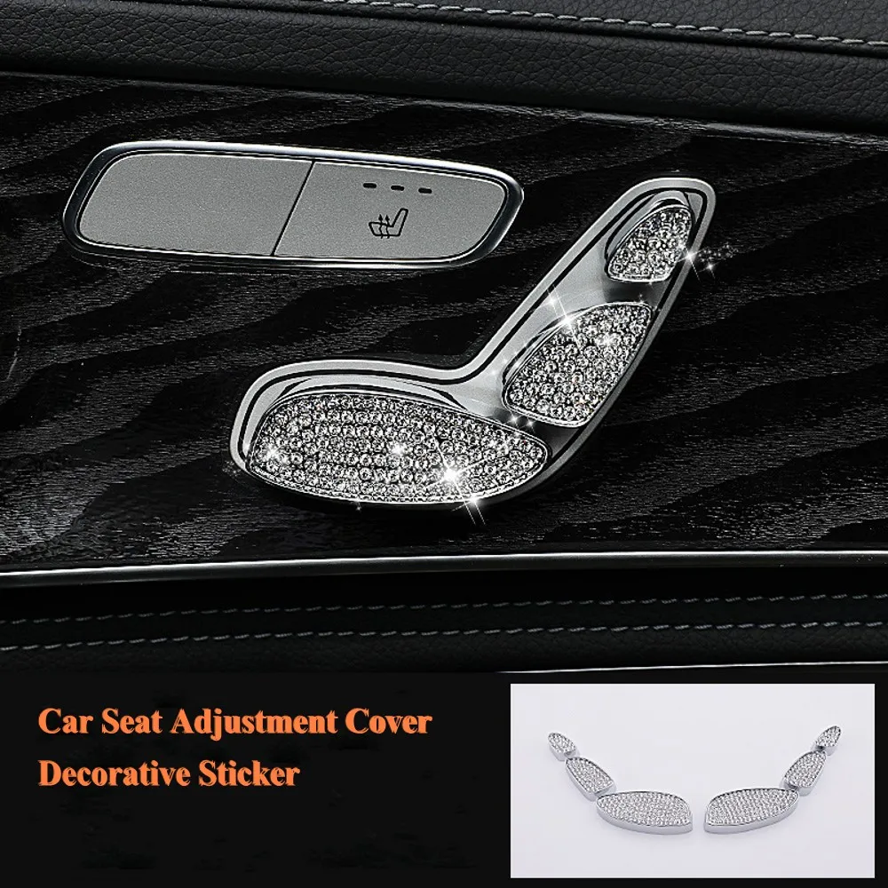 JanDeNing For Car Special Seat Adjustment Button Decorative Sticker Trim With Diamond for 2015-2019 Mercedes C Class/GLC
JanDeNing For Car Special Seat Adjustment Button Decorative Sticker Trim With Diamond for 2015-2019 Mercedes C Class/GLC
