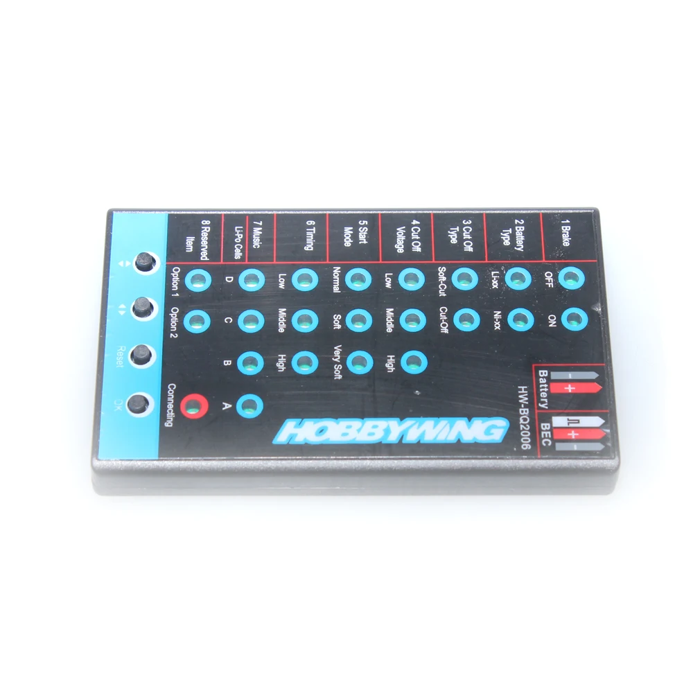 ESC Programming LED Program Card for RC Toy Car for Hobbywing Brushless ESC F17839
ESC Programming LED Program Card for RC Toy Car for Hobbywing Brushless ESC F17839