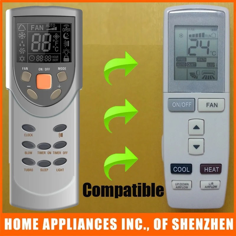 (4pcs) YINGRAY Universal Remote Control Used for GREE Model No. YAYT1F YT1FF YB1F2 YB1F2F YB1FA YB1FAF YAD1FF YX1F YX1FF YX1F2
(4pcs) YINGRAY Universal Remote Control Used for GREE Model No. YAYT1F YT1FF YB1F2 YB1F2F YB1FA YB1FAF YAD1FF YX1F YX1FF YX1F2