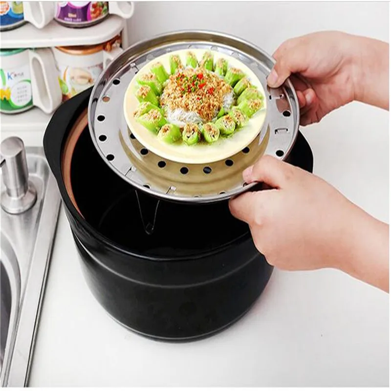3PCS/Set Stainless Steel Steamer Multi-Purpose Steam Tray Steamer Rack Insert Stock Pot Steaming Tray Stand Kitchen Cookware
3PCS/Set Stainless Steel Steamer Multi-Purpose Steam Tray Steamer Rack Insert Stock Pot Steaming Tray Stand Kitchen Cookware