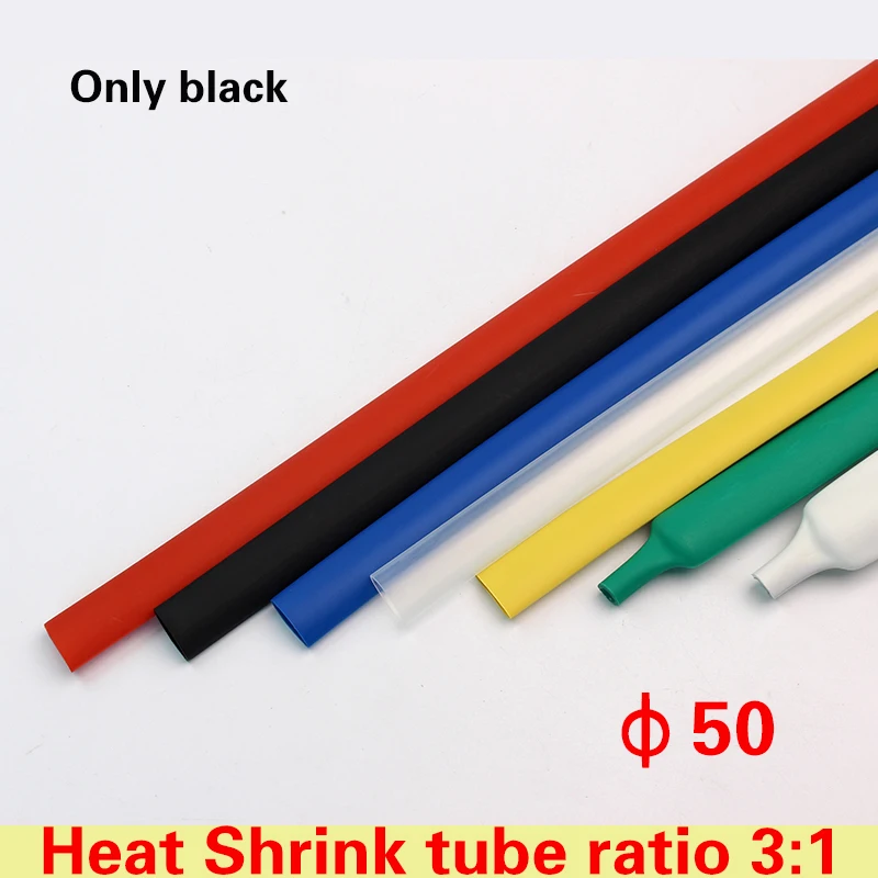 1.22meter/lot 50mm Heat Shrink Tube with Glue Adhesive Lined 3:1 Shrinkage Dual Wall Shrink Tubing Wrap Wire Cable kit
1.22meter/lot 50mm Heat Shrink Tube with Glue Adhesive Lined 3:1 Shrinkage Dual Wall Shrink Tubing Wrap Wire Cable kit