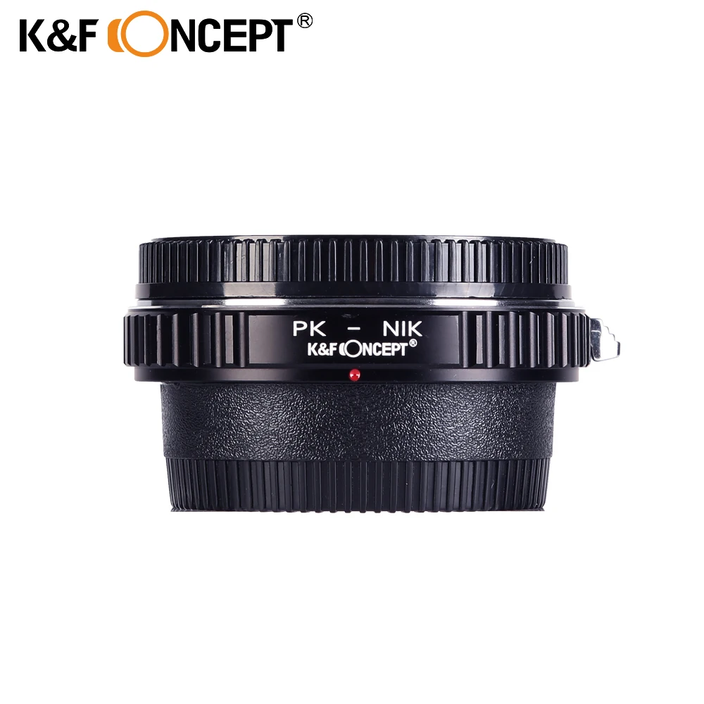 

K&F CONCEPT Optical Glass Adapter Ring for Pentax PK K Lens (to) fit for Nikon AI AF F Camera Mount Camera Body