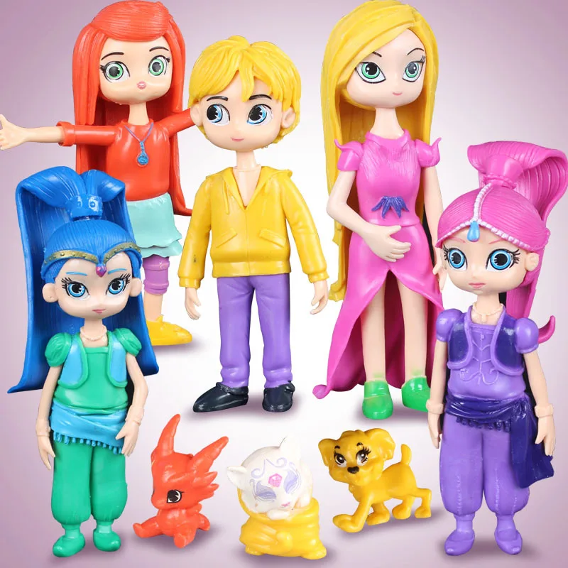 8 Pcs/Set Shimmer Sister Action Figure Toys Cute Shine Girl Samira Pet Tiger Nahal Wishing Elf Dolls 14CM For Kids Party Gift
8 Pcs/Set Shimmer Sister Action Figure Toys Cute Shine Girl Samira Pet Tiger Nahal Wishing Elf Dolls 14CM For Kids Party Gift
