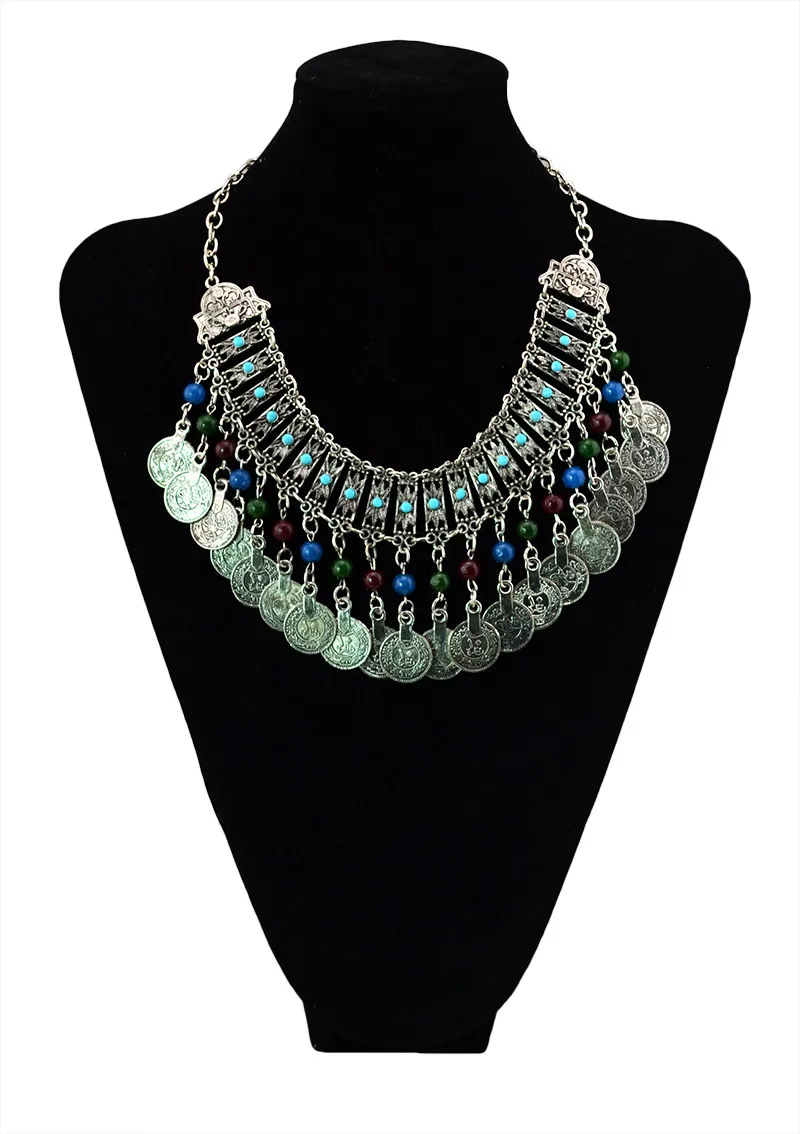 Vintage Nepal Indian Turkish Tribal Coin Tassel Necklaces jewelry Ethnic Resin Beaded Chunky Necklace Pendant For women Bohemian
Vintage Nepal Indian Turkish Tribal Coin Tassel Necklaces jewelry Ethnic Resin Beaded Chunky Necklace Pendant For women Bohemian