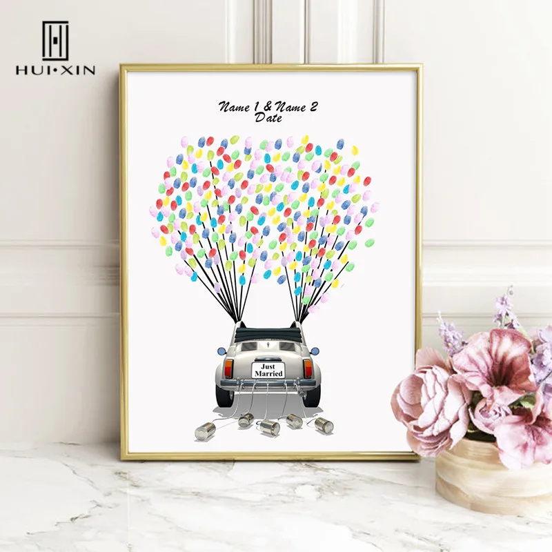 Beautiful Fashion Wedding Car Free Custom Name Date Canvas Printing Fingerprint DIY Signature Guestbook For Wedding Decoration
Beautiful Fashion Wedding Car Free Custom Name Date Canvas Printing Fingerprint DIY Signature Guestbook For Wedding Decoration