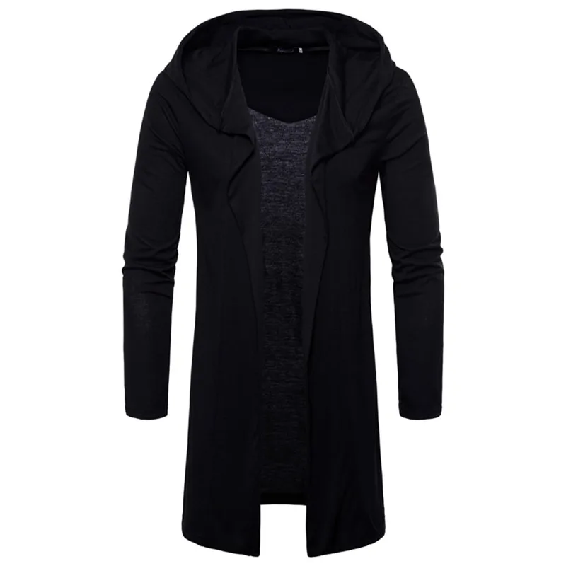 2018 Men's Hooded Sweatshirt Black Long Hip Hop Hoodie Fashion Casual Jacket Long Sleeved Cloak Men's Jacket M-XXL YUJIEYG
2018 Men's Hooded Sweatshirt Black Long Hip Hop Hoodie Fashion Casual Jacket Long Sleeved Cloak Men's Jacket M-XXL YUJIEYG