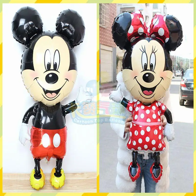 Mickey Minnie foil Balloons 2pcs/lot large 110*64cm Red bowknot minnie Classic Toys Birthday Mouse Party Supplies Mickey ballon
Mickey Minnie foil Balloons 2pcs/lot large 110*64cm Red bowknot minnie Classic Toys Birthday Mouse Party Supplies Mickey ballon