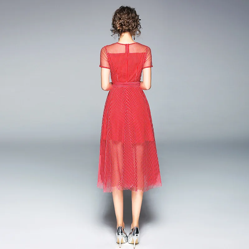 High Quality New Women Cute short Sleeve Casual Lace Hollow Dresses Lady Patchwork solid sashes Party Dress 136
High Quality New Women Cute short Sleeve Casual Lace Hollow Dresses Lady Patchwork solid sashes Party Dress 136