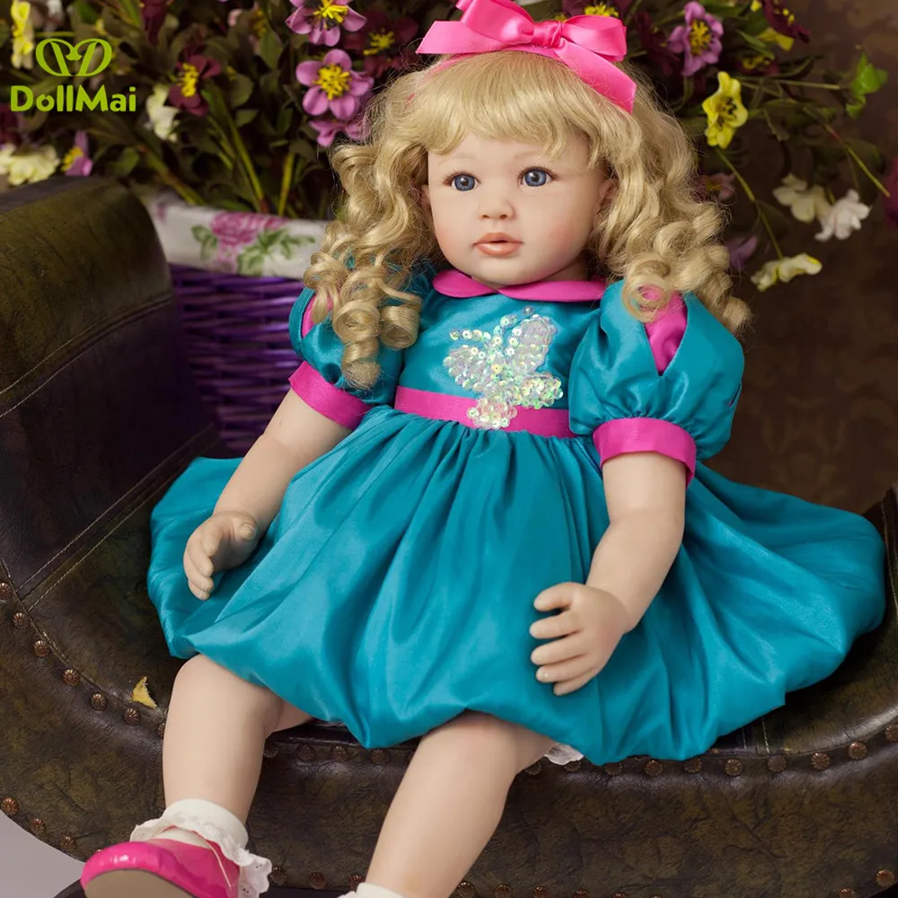 60cm Silicone Reborn Baby Doll Toys 24 inch Bebe reborn Princess Girl Toddler Dolls children Birthday Gift
60cm Silicone Reborn Baby Doll Toys 24 inch Bebe reborn Princess Girl Toddler Dolls children Birthday Gift