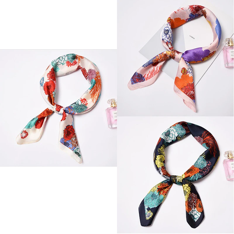 yishine 20pc Mix Colors Multifunction Colorful Flower Printed Women's Satin Small Square Wraps Scarves Shaw Polyester Silk Scarf
yishine 20pc Mix Colors Multifunction Colorful Flower Printed Women's Satin Small Square Wraps Scarves Shaw Polyester Silk Scarf