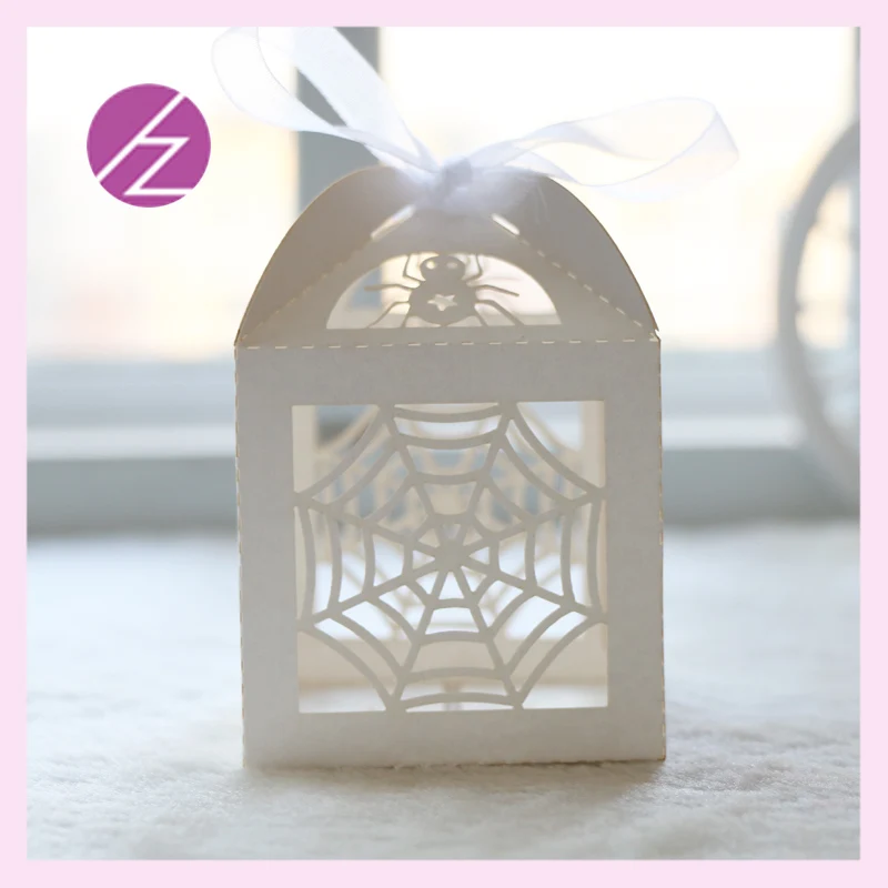 100pcs/lot laser cut Halloween Spider web mini cupcake boxes wedding favors gift box Children 's birthday Souvenirs candy bags
100pcs/lot laser cut Halloween Spider web mini cupcake boxes wedding favors gift box Children 's birthday Souvenirs candy bags