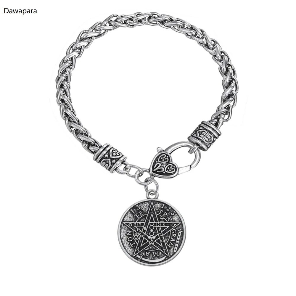Dawapara Pagan Tetragrammaton Pentagram Pentacle Male Bracelet Wiccan Jewelry Whole Sale
Dawapara Pagan Tetragrammaton Pentagram Pentacle Male Bracelet Wiccan Jewelry Whole Sale
