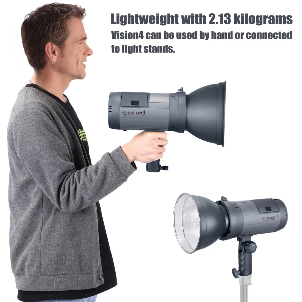 Neewer Vision 4 Li-ion Battery Powered Outdoor Studio Flash Strobe (700 Full Power flashes with 2.4G System, Trigger included)
Neewer Vision 4 Li-ion Battery Powered Outdoor Studio Flash Strobe (700 Full Power flashes with 2.4G System, Trigger included)