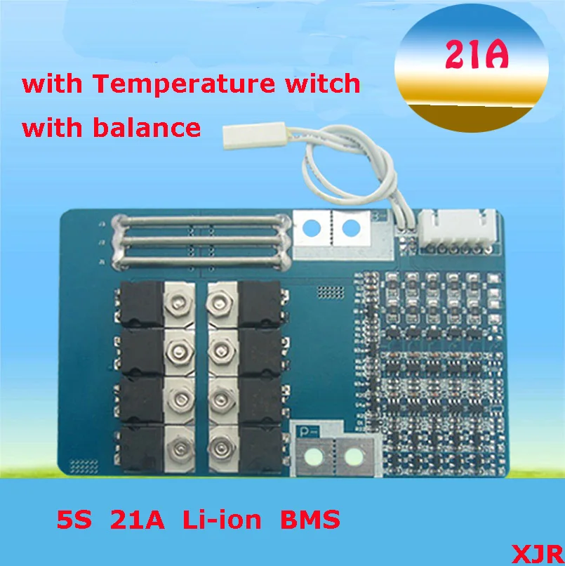 5S 21A 21В литий полимерная печатная плата BMS/PCM/PCB для защиты аккумулятора 5 упаковок