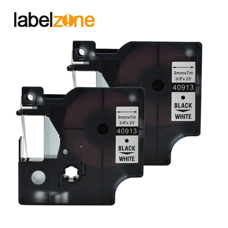2Pcs D1 40913 label tapes compatible dymo label printer 9mm*7m black on white ribbon cassette for DYMO label machine
2Pcs D1 40913 label tapes compatible dymo label printer 9mm*7m black on white ribbon cassette for DYMO label machine