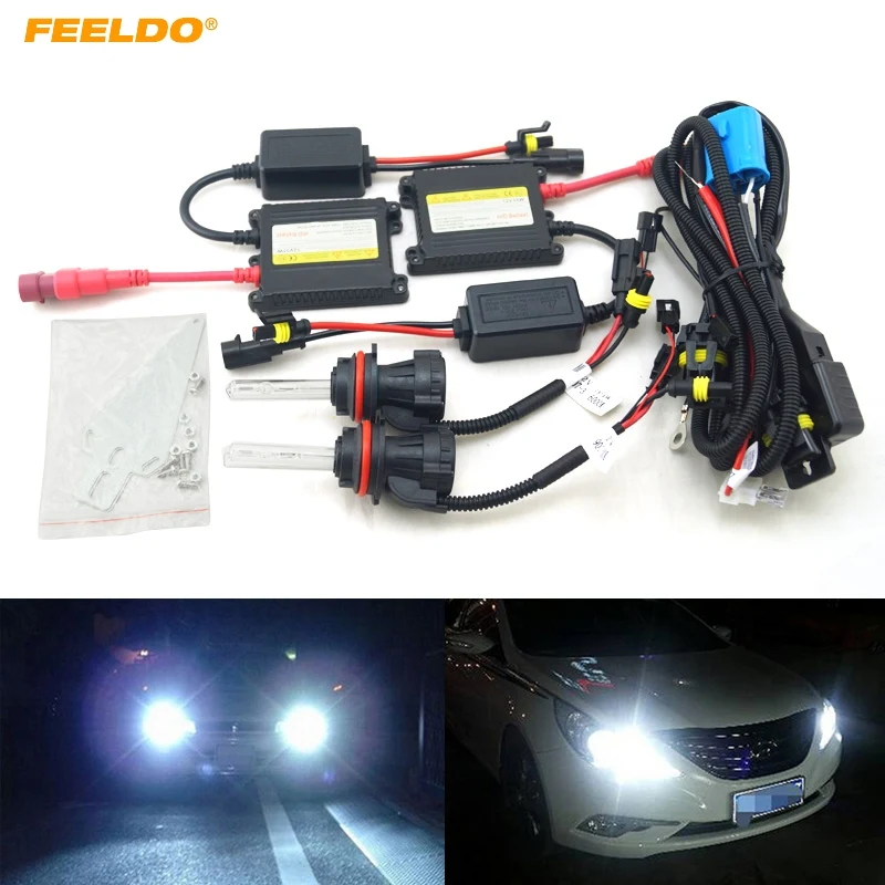 FEELDO 1Set Car Headlight 9004 9007 Xenon Bulb Hi/Lo Beam Bi-Xenon Bulb Light 35W DC 12V Slim Ballast HID Kit #FD-4477
FEELDO 1Set Car Headlight 9004 9007 Xenon Bulb Hi/Lo Beam Bi-Xenon Bulb Light 35W DC 12V Slim Ballast HID Kit #FD-4477