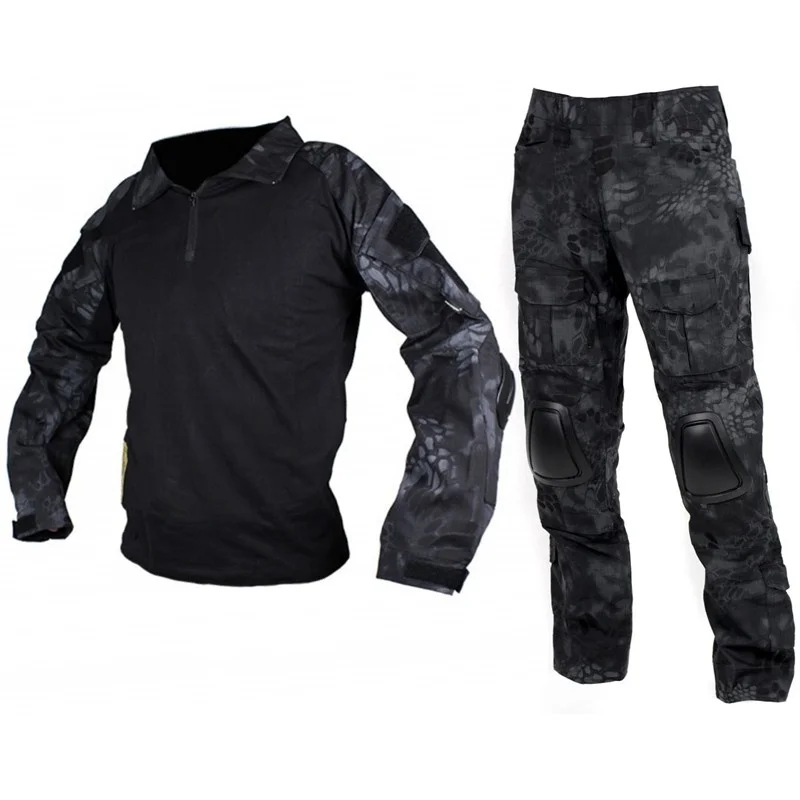 

CQC Gen2 тактическая армейская Боевая полевая униформа, набор, военная страйкбольная рубашка и штаны, уличный Пейнтбол, одежда для охоты, G2, кос...