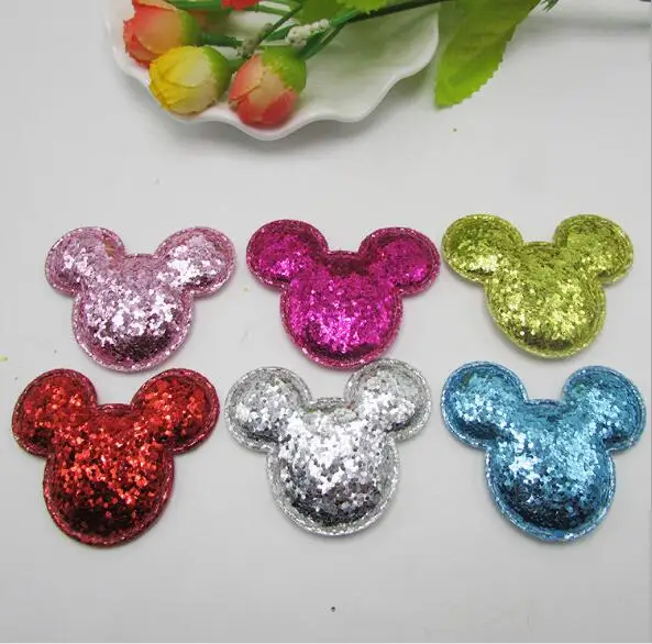 Sew on Mix Color 5.5x5cm 30pcs/lot Glitter Cat Head Shape Padded Appliques for Cloth Decoration, Cat Head Hair Accessories
Sew on Mix Color 5.5x5cm 30pcs/lot Glitter Cat Head Shape Padded Appliques for Cloth Decoration, Cat Head Hair Accessories