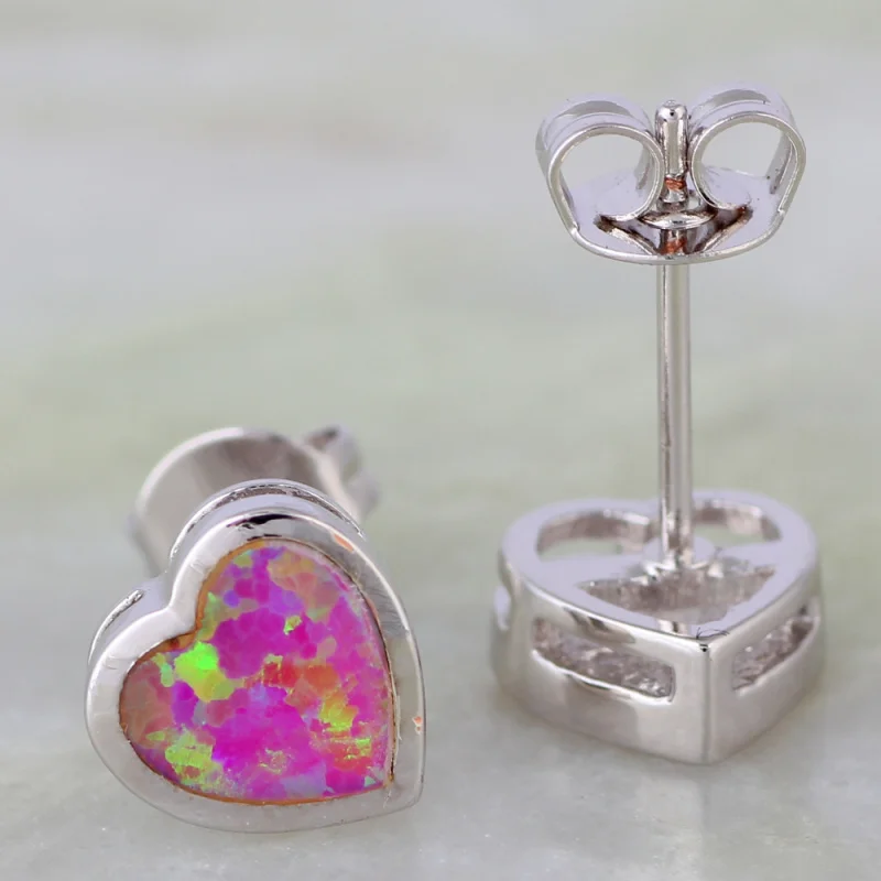 Garilina Silver Color Pink Fire Opal Earrings Stud Earrings Woman Fashion Jewelry E398
Garilina Silver Color Pink Fire Opal Earrings Stud Earrings Woman Fashion Jewelry E398