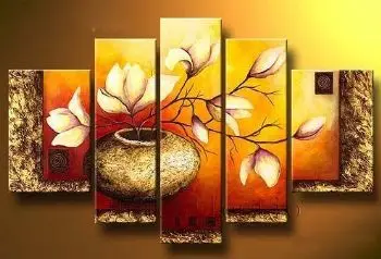 5 pcs Hand Painted Canvas Painting Golden Bottle Elegent-Modern Canvas Art Wall Decor-Floral Wall Pictures for Living Rooms
5 pcs Hand Painted Canvas Painting Golden Bottle Elegent-Modern Canvas Art Wall Decor-Floral Wall Pictures for Living Rooms