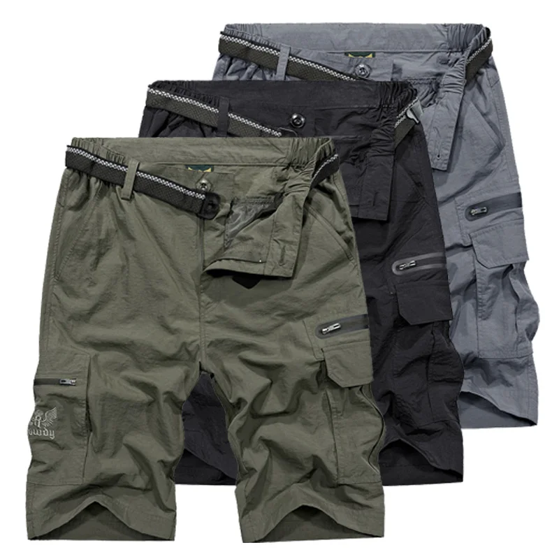 Mens Shorts Men Summer Military Style Casual Shorts Male Army Green Quick Dry Shorts With Pockets Loose Short For Man AM369
Mens Shorts Men Summer Military Style Casual Shorts Male Army Green Quick Dry Shorts With Pockets Loose Short For Man AM369