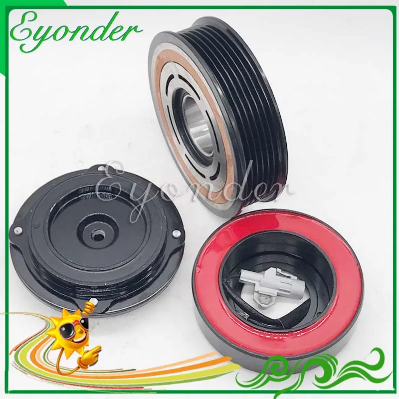 A/C AC Air Conditioning Compressor Electromagnetic Magnetic Clutch Pulley 7SBU17A for BMW F07 F11 F10 F18 520 528 530 535 xDrive
A/C AC Air Conditioning Compressor Electromagnetic Magnetic Clutch Pulley 7SBU17A for BMW F07 F11 F10 F18 520 528 530 535 xDrive