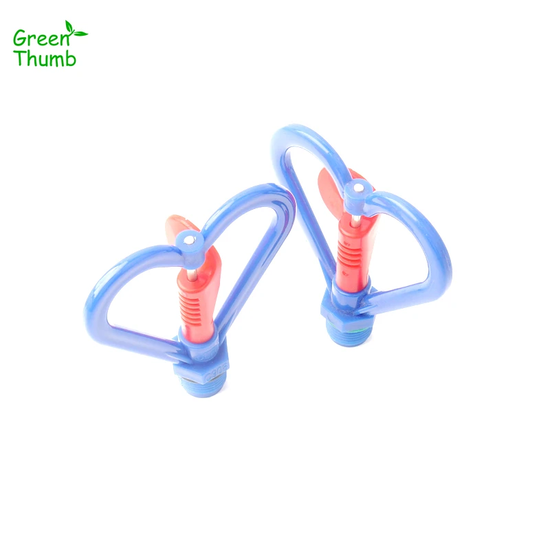 2pcs Green Thumb 1/2 Inch Blue Male Thread Butterfly Sprinkler Public Green Space Rain-Type Plastic Nozzle
2pcs Green Thumb 1/2 Inch Blue Male Thread Butterfly Sprinkler Public Green Space Rain-Type Plastic Nozzle