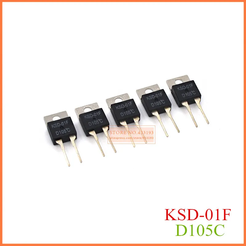 105c Centigrade KSD-01F Temperature switches TO220 Normally open and Normally closed 5pcs/Lot
105c Centigrade KSD-01F Temperature switches TO220 Normally open and Normally closed 5pcs/Lot