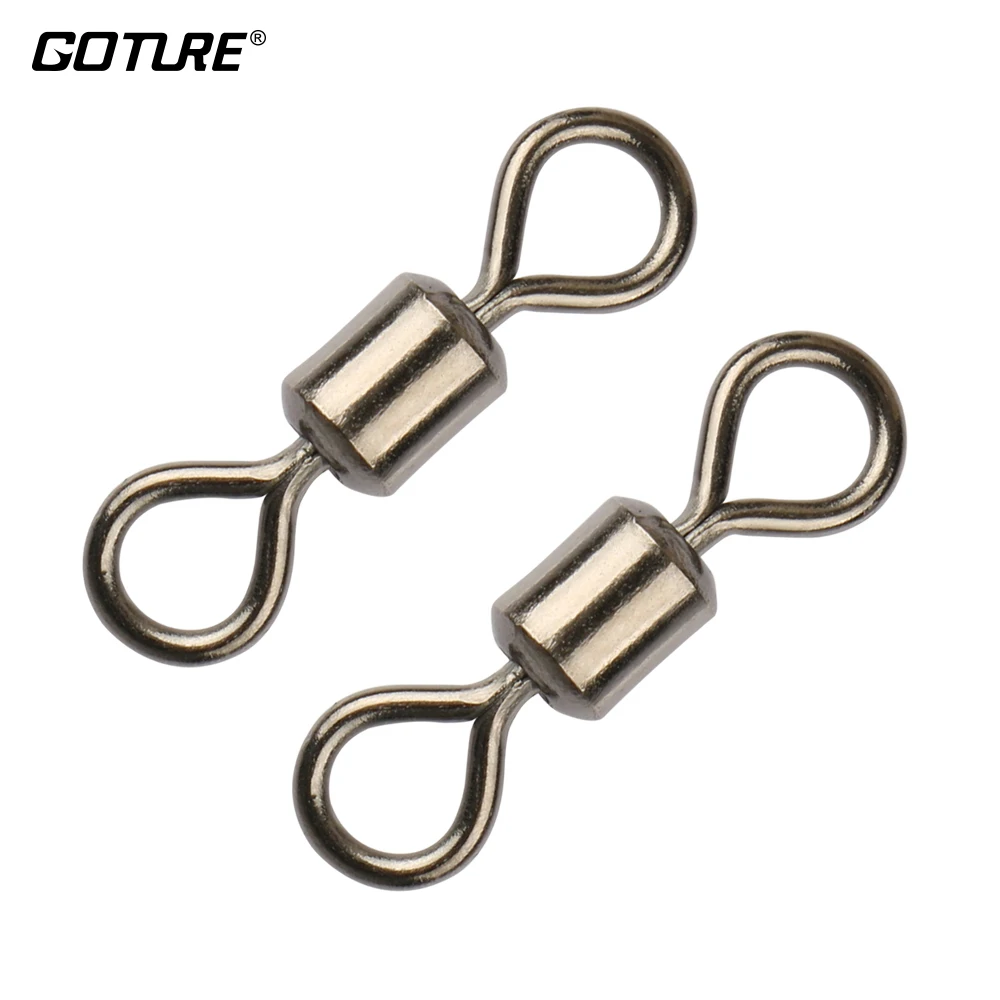 Goture 200pcs/lot American Rolling Swivel MS Sea Rock Fishing Tackle Fishhooks Accessories Fishing Swivels Fishing Tools
Goture 200pcs/lot American Rolling Swivel MS Sea Rock Fishing Tackle Fishhooks Accessories Fishing Swivels Fishing Tools
