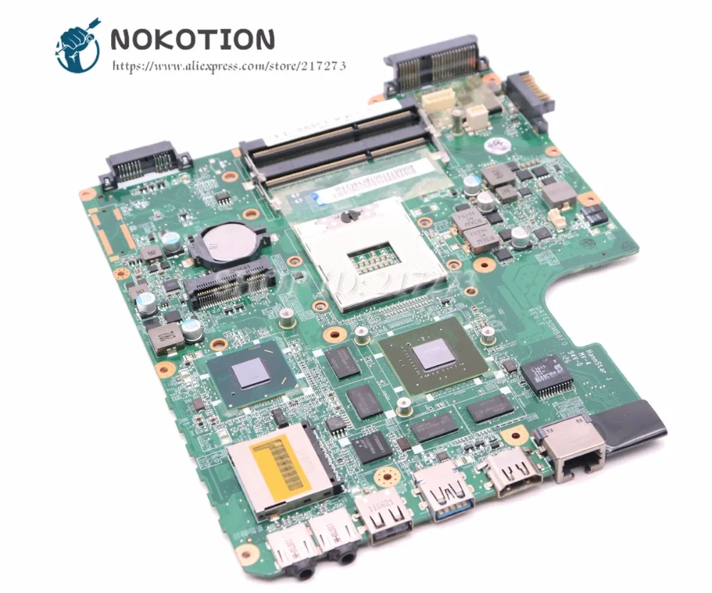 NOKOTION A000074700 DATE5DMB8F0 MAIN BOARD For Toshiba Satellite L700 L745 Laptop Motherboard HM65 DDR3 GT525M 1GB
NOKOTION A000074700 DATE5DMB8F0 MAIN BOARD For Toshiba Satellite L700 L745 Laptop Motherboard HM65 DDR3 GT525M 1GB