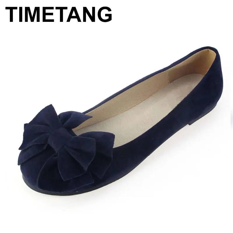 TIMETANG Spring Summer bow women single shoes flat heel soft bottom ballet work flats shoes woman moccasins size 35-43 C221
TIMETANG Spring Summer bow women single shoes flat heel soft bottom ballet work flats shoes woman moccasins size 35-43 C221