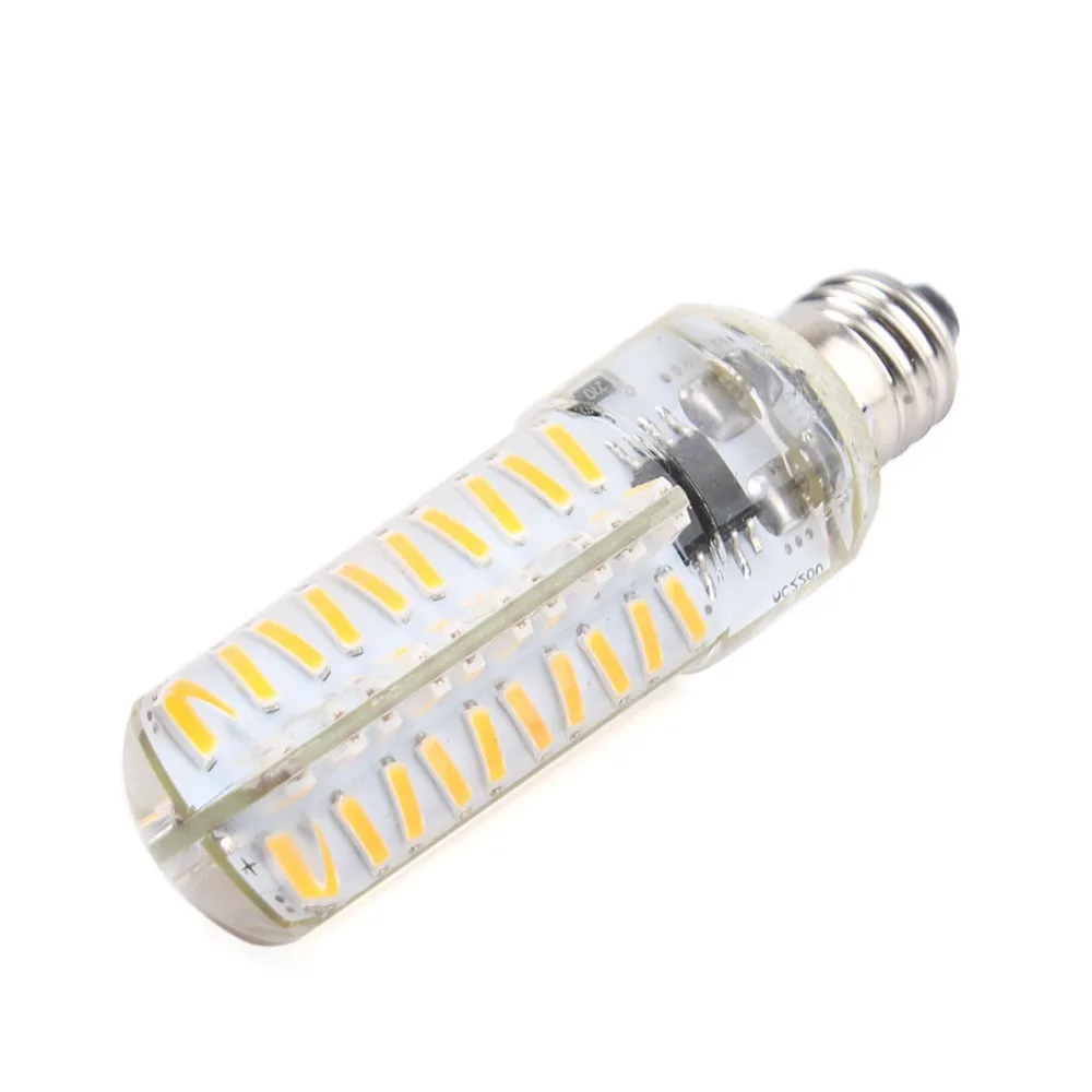 E11 Silica Gel Dimmable 80 LEDs 4014 SMD Cool/Warm White 8W Light Bulb Lamp 220V/110V 5pcs/lot
E11 Silica Gel Dimmable 80 LEDs 4014 SMD Cool/Warm White 8W Light Bulb Lamp 220V/110V 5pcs/lot